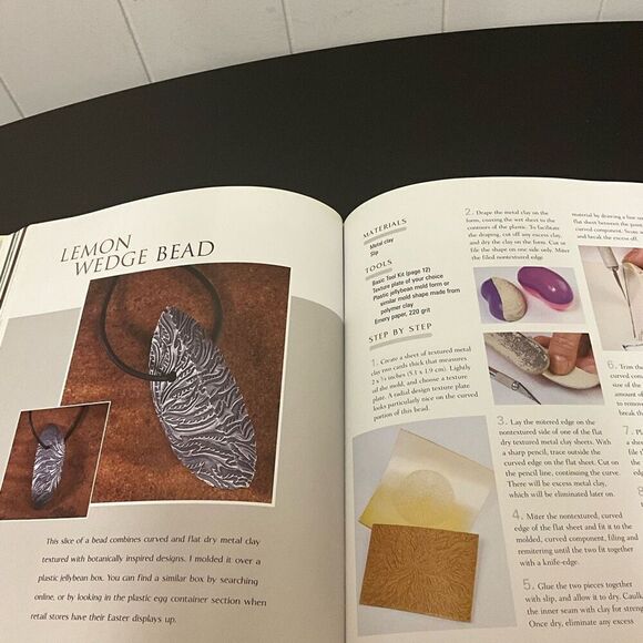 Barbara Becker Simon Metal Clay Beads Lark Jewelry Book - Picture 9 of 12